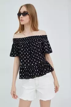 Блуза Superdry, черный