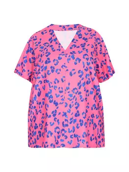 Блуза Swirly Plus Size Blouse, розовый