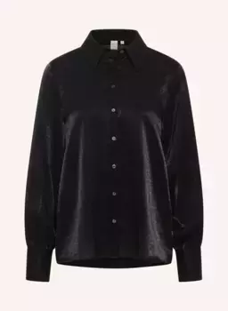 Блуза свободного кроя Eterna, черный