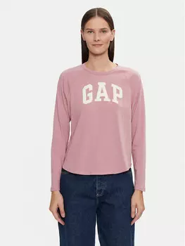 Блуза свободного кроя Gap, розовый