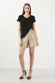 Блуза свободного кроя с V-образным вырезом 5862000 Lela, черный