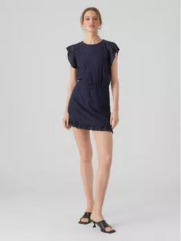 Блуза свободного кроя Vero Moda, синий