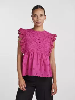 Блуза свободного кроя Yas, фиолетовый