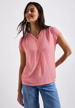 Блуза T-shirt basic Street One, цвет Rosa