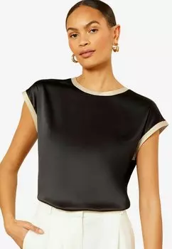 Блуза T-shirt con stampa Love & Roses, цвет Black Monochrome