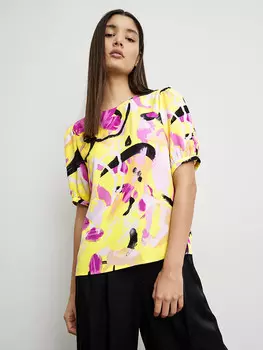 Блуза TAIFUN, цвет gelb/pink