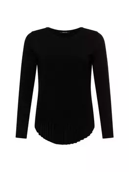 Блуза TAIFUN Langarmshirt, черный