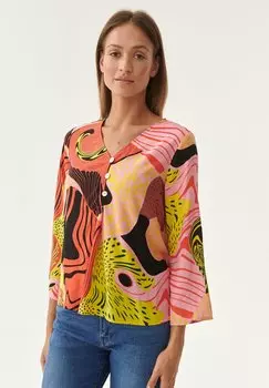 Блуза Tatuum с рисунком, красный