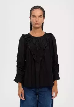 Блуза TENDA MUNTHE, черный