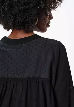 Блуза TERESA blue shadow, черный