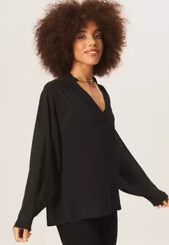 Блуза TEXTURED GINI LONDON, черный