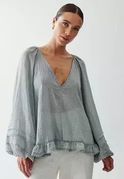 Блуза The Fated, серо-зеленый