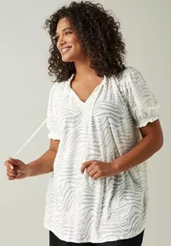 Блуза TIE NECK Evans, белый