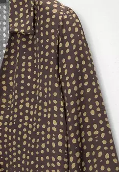 Блуза TIES PULL&BEAR, горчично-желтый