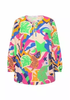 Блуза TIGER PATTERNS LONG SLEEVES Angel of Style, оранжевый
