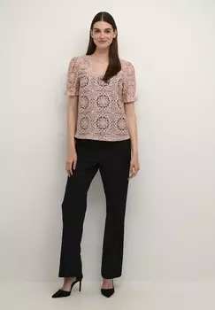 Блуза TILEY V-NECK Cream, роза