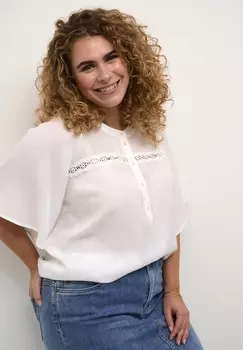 Блуза TILLA Kaffe Curve, цвет Chalk