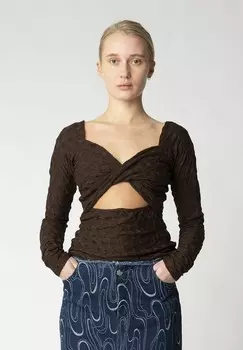 Блуза TILLARS Rsum, коричневый