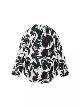 Блуза TOM TAILOR Blouse, цвет Night blue/Dusty blue