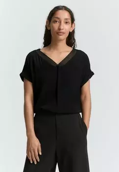 Блуза TOM TAILOR, черный