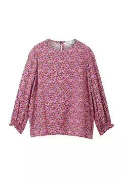 Блуза TOM TAILOR, цвет blue multicolor flower print