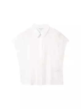 Блуза TOM TAILOR DENIM Blouse, белый