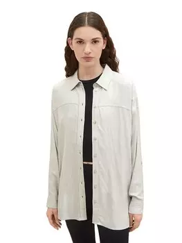 Блуза TOM TAILOR Denim, светло-серый