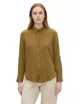 Блуза Tom Tailor, оливковый