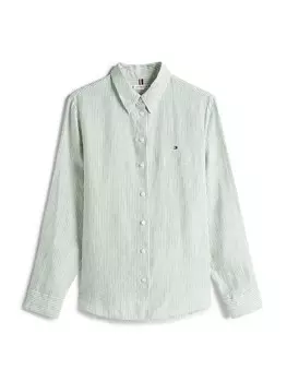 Блуза TOMMY HILFIGER, зеленый