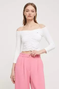 Блуза Tommy Jeans, бежевый