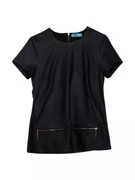 Блуза TOOCHE Ledertop, черный