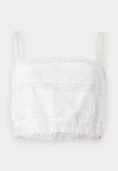 Блуза Top Abercrombie & Fitch, белый