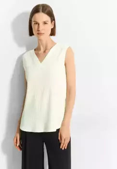 Блуза-топ Cecil из мягкой смеси материалов, белый