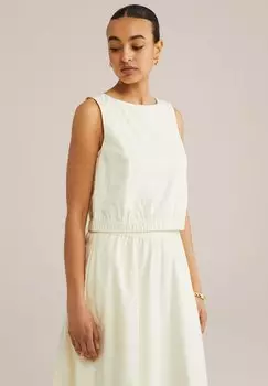 Блуза Top WE Fashion, светло-желтый