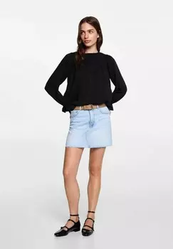 Блуза TOWER Mango Kids, черный