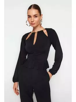 Блуза trendyol Bluse, черный