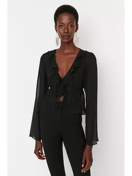 Блуза trendyol, черный