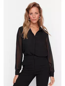 Блуза trendyol, черный