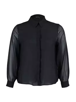 Блуза Trendyol Curve, черный