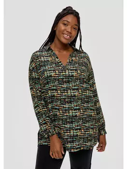 Блуза TRIANGLE langarm, черный