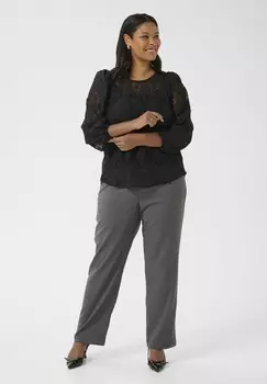 Блуза TRINE Kaffe Curve, черный