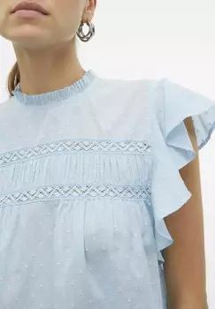 Блуза TRINE Vero Moda, светло-голубой