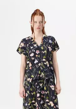 Блуза TROYA LIFE V NECK JDY, темно-синий