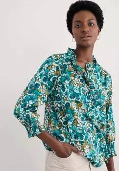 Блуза TWINING Seasalt Cornwall, цвет Spring Geraniums Pine Shoots Spring Geraniums Pine Shoots