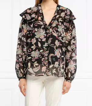 Блуза TWINSET Loose fit, черный