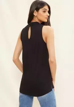 Блуза TWIST NECK SLEEVELESS REGULAR FIT Friends Like These, черный
