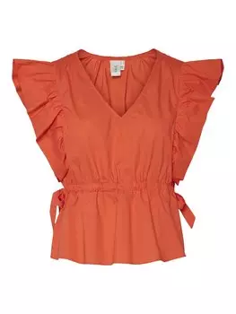 Блуза ULEA YAS, светло-красный