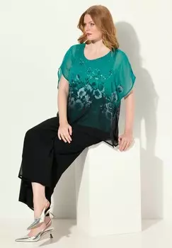 Блуза Ulla Popken, бирюзовый