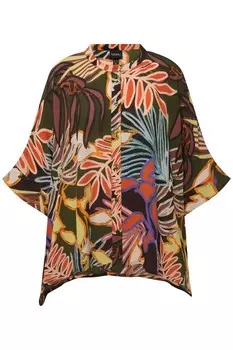 Блуза Ulla Popken Blouse, цвет Mixed colors