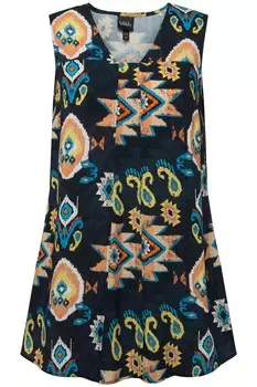 Блуза Ulla Popken Blouse, синий